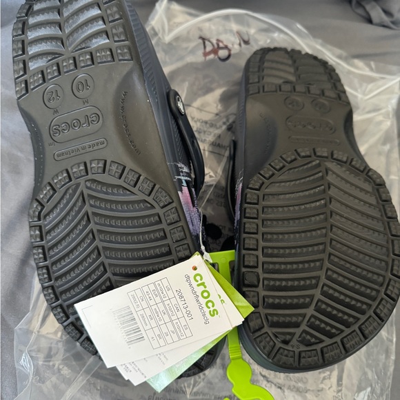 Disney Parks Tinker Bell Wonderful World of Disney 100th Crocs Purple 10M/12W - Picture 10 of 12